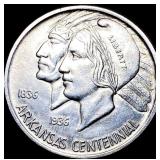 1935 Arkansas Centennial Silver Half Dollar UNCIRC