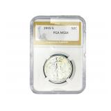 1935-S Walking Liberty Half Dollar PGA MS64