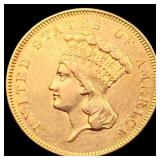 1855 $3 Gold Piece