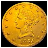 1855-S $10 Gold Eagle