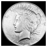 1925-S Silver Peace Dollar LIGHTLY CIRCULATED