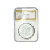 1921-D Morgan Silver Dollar PGA MS64