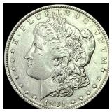 1901 Morgan Silver Dollar CLOSELY UNCIRCULATED