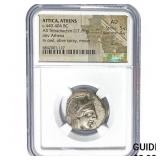 Attica, Athens 440-404 BC Silver Tetradrachm NGC