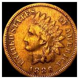1886 Indian Head Cent  NEARLY UNCIRCULATED