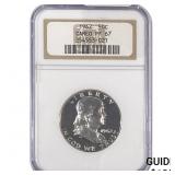 1962 Franklin Half Dollar NGC  PF67 Cameo