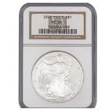 2000 Silver Eagle NGC MS69