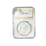 1878-S Morgan Silver Dollar PGA MS63