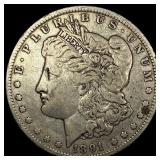 1891-O Silver Morgan Dollar NEARLY UNCIRCULATED