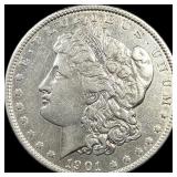 1901 Morgan Silver Dollar CLOSELY UNCIRCULATED