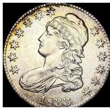 1833 Silver Capped Bust Half Dollar CLOSELY UNCIR