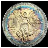 1984 Mexico 1 Onza Silver Libertad GEM BU