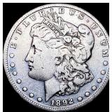 1892-S Silver Morgan Dollar NICELY CIRCULATED