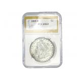 1889-O Morgan Silver Dollar PGA MS63