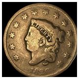 1826 Coronet Head Large Cent NICELY CIRCULATED