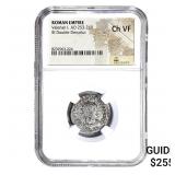 Roman Valerian I, AD 253-260 BI Dbl-Denarius NGC