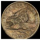 1858 Copper-Nickel Flying Eagle Cent LIGHTLY CIRC