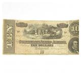 1864 $10 Confederate States of America