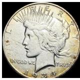 1934-S Silver Peace Dollar  CLOSELY UNCIRCULATED