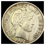 1902 Barber Dime CLOSELY UNCIRCULATED