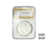 1927 Silver Peace Dollar PGA MS65
