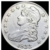 1833 Capped Bust Half Dollar CLOSELY UNCIRCULATED