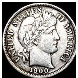 1900-S Silver Barber Dime GEM BU