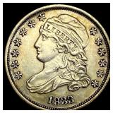 1833 Capped Bust Dime  CHOICE AU