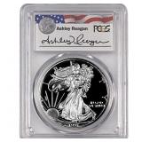 1997-P Silver Eagle PCGS PR69 DCAM Reagan Legacy