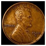 1912-S Lincoln Wheat Cent CLOSELY UNCIRCULATED