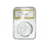 1885 Morgan Silver Dollar PGA MS65