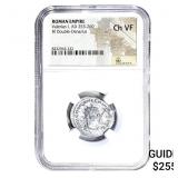 Roman Valerian I, AD 253-260 BI Dbl-Denarius NGC