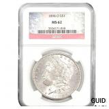 1898-O Morgan Silver Dollar NGC MS62