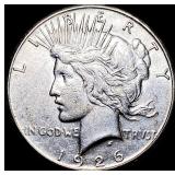 1926-S Silver Peace Dollar CLOSELY UNCIRCULATED