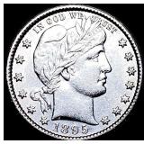 1895 Silver Barber Quarter CLOSELY UNCIRCULATED