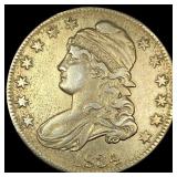 1834 Capped Bust Half Dollar 50C NEARLY UNCIRCULAT