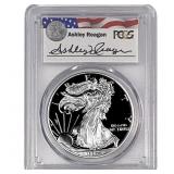 1996-P Silver Eagle PCGS PR69 DCAM Reagan Legacy