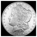 1898 Silver Morgan Dollar CLOSELY UNCIRCULATED