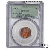1938 Lincoln Memorial Cent PCGS MS65 RD DBLD DIE