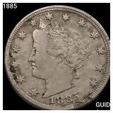 1885 Liberty Victory Nickel CLOSELY UNCIRCULATED