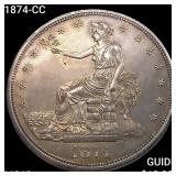 1874-CC Silver Trade Dollar UNCIRCULATED