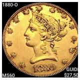 1880-O $10 Gold Eagle UNCIRCULATED