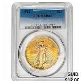 1922 $20 Gold Double Eagle PCGS MS64