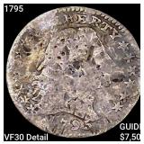 1795 Flowing Hair Half Dime LIGHTLY CIRCULATED