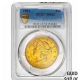 1904 $20 Gold Double Eagle PCGS MS63