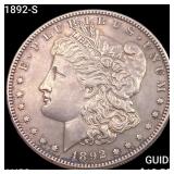 1892-S Morgan Silver Dollar CHOICE AU
