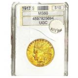1912-S $10 Gold Eagle UGC MS60