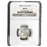 2008 Platinum Eagle $25 1/4 oz NGC MS70