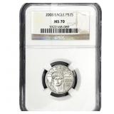 2008 Platinum Eagle $25 1/4 oz NGC MS71