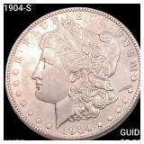 1904-S Morgan Silver Dollar CHOICE AU